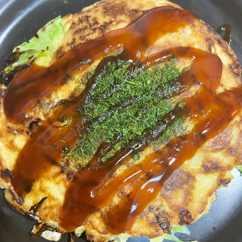 サクサクシーフードお好み焼き